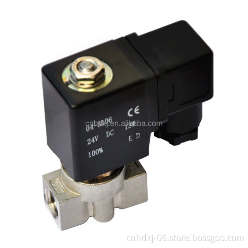 High Pressure High Temperature Normally closed Type pop pilot stainless steel solenoid valve 220v ac
